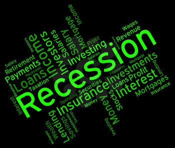 Recession Word Meaning Recessions Depressed And Depression 