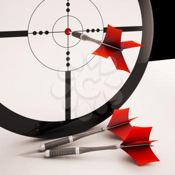 Dart Target Meaning Focused Successful Accurate Goal