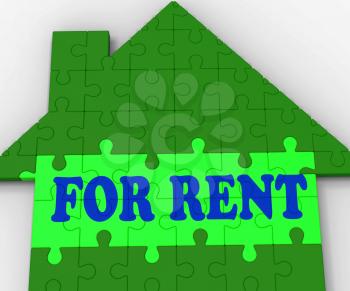 For Rent House Showing Rental Estate Agents
