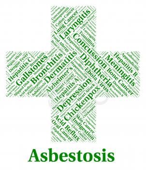 Asbestosis Illness Representing Lung Cancer And Disorders