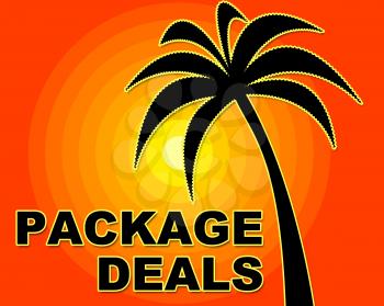 Package Deals Representing All Inclusive And Discount