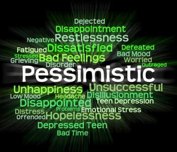 Pessimistic Word Meaning Fatalistic Words And Melancholy