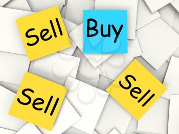 Buy Sell Post-It Notes Meaning Buying And Selling