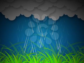 Raining Sky Background Meaning Thunderstorms Or Dark Scenery
