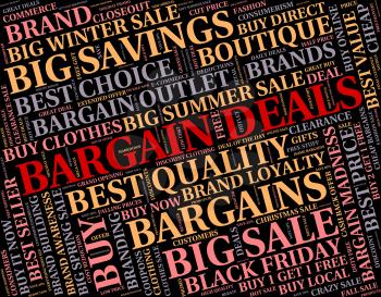 Bargain Deals Representing Dealings Save And Discount