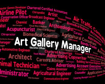 Art Gallery Manager Meaning Exhibition Room And Position