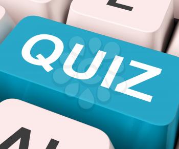Quiz Key Meaning Test Exam Or Questioning
