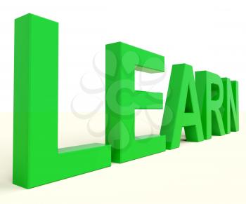 Learn Word For Getting Education Or Online Learning