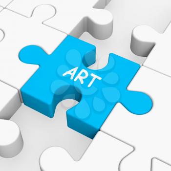 Art Puzzle Showing Arts Artistic Artist And Artwork