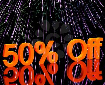 50% Off With Fireworks Shows Sale Discount Of Fifty Percent