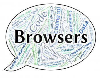 Browsers Word Meaning Web Words And Computer