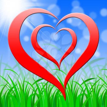 Heart Background Meaning Valentine Day And Loving