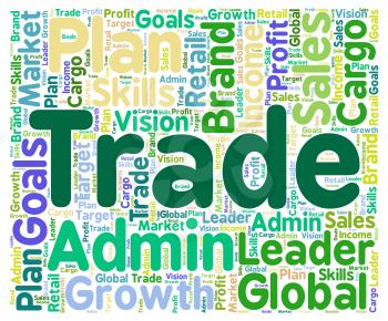 Trade Word Meaning Corporation Selling And Import