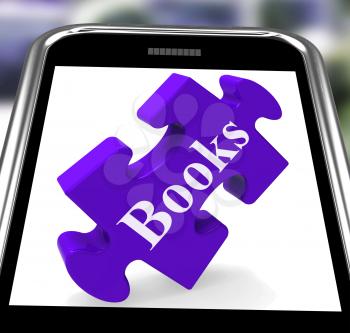 Books Smartphone Meaning E-Book Or Reading App