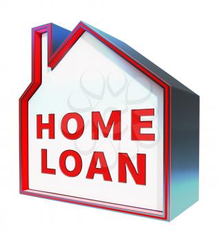 Home Loan House Means Fund Homes 3d Rendering