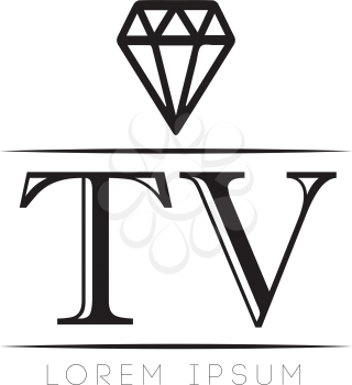 Diamond TV Logo Design