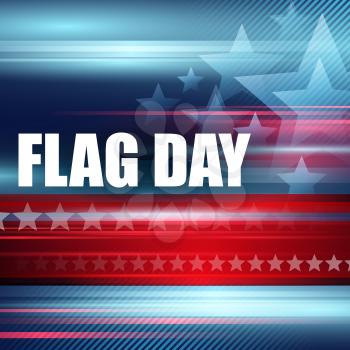 American Flag Day background design. Vector illustration  EPS10