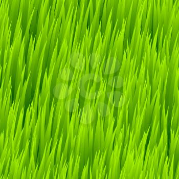 Green grass seamless pattern. Vector illustration EPS 10