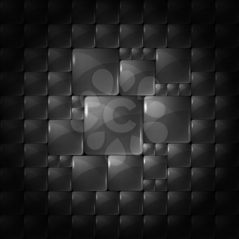 Abstract background with transparent squares. Eps 10.