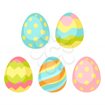 Happy Easter seamless pattern wiht eggs. Holiday decorative patternd items.