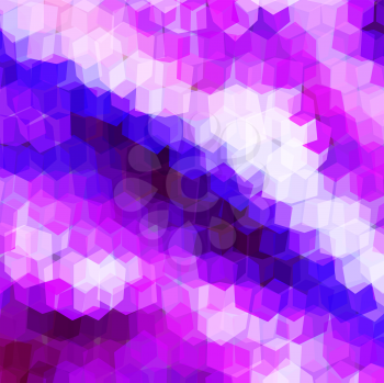 abstract flower neon background. Sample with polygonal shapes. Futuristic design can be used for web site and textile