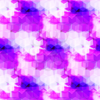 abstract flower neon background. Sample with polygonal shapes. Futuristic design can be used for web site and textile