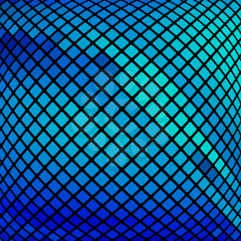 Beautiful vector geometric blue background. Design element.
