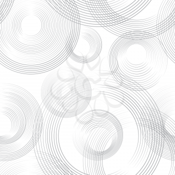 Abastract geometric seamless pattern. Bubble ornamental background. Circles.