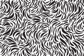 Abstract spot seamless pattern. Chaotic swirl line background.