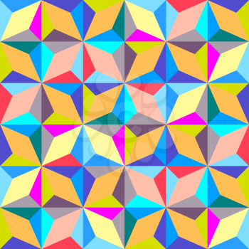 Modern abstract geometric background, seamless polygonal design. Vector illustration.