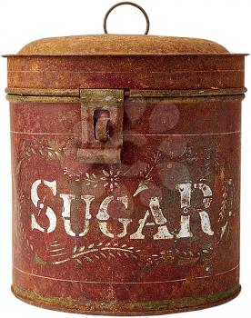 Royalty Free Photo of an Antique Sugar Container 