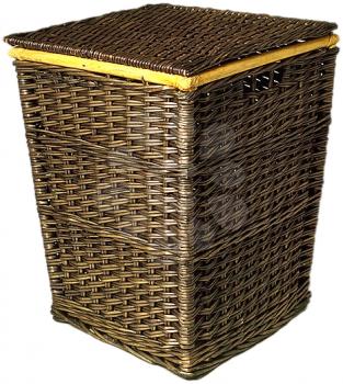 Royalty Free Photo of a Laundry Hamper