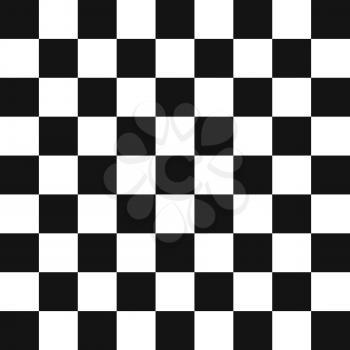 Black and white racing checkered color square tiles, seamless abstract background illustration.