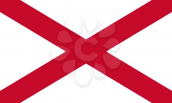 Northern Ireland Flag. Saint Patrick's Saltire 3D illustration