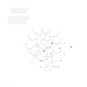 Vector network and connection background for your presentation.