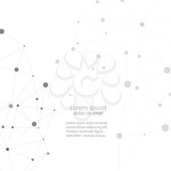 Vector network and connection background for your presentation.