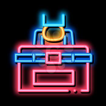 Tools for Repair neon light sign vector. Glowing bright icon Tools for Repair Sign. transparent symbol illustration