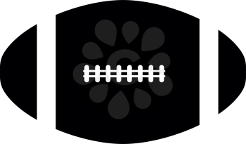 American football ball  it is the black color icon .