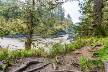 A view of Deadman's Cove at Cape Disappointment State Park in Washington State.