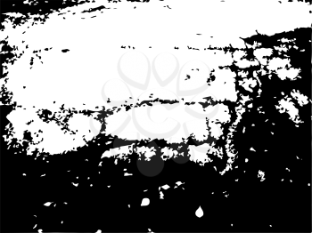 Grunge Black and White Distress Texture . Scratch Texture . Dirty Texture . Vector Illustration.  Simply Place Texture over any Object to Create Scratched Effect