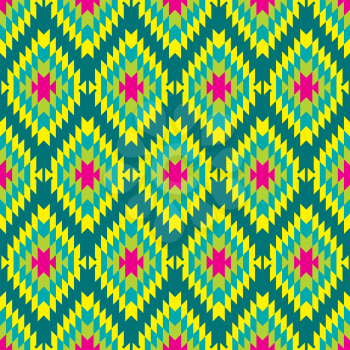 Mexican Folkloric  seamless pattern. Set bright seamless patterns for fabrics, prints, scrapbooking, wallpapers.