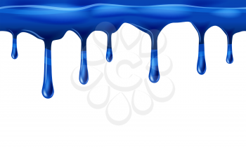 Dripping seamless blue, dripps, liquid drop and splash