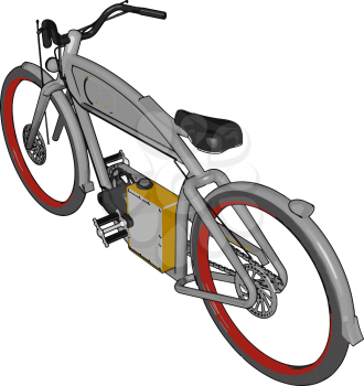 Riding cycle is a good way to control or reduce weight as it raises your metabolic rate builds muscle and burns body fat vector color drawing or illustration