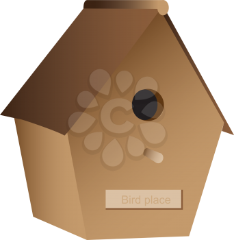 Wooden nest box