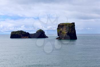 The small peninsula, or promontory, Dyrholaey known as Cape Portland, Vik.