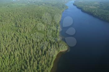 Royalty Free Photo of an Aerial View of Finland