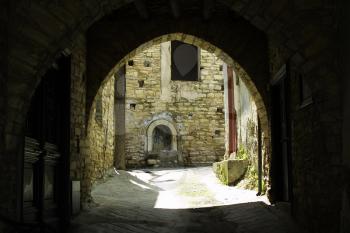 Royalty Free Photo of an Arched Passageway