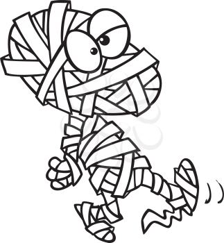 Royalty Free Clipart Image of a
Mummy