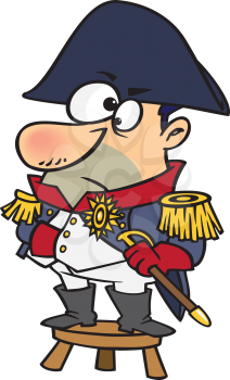 Royalty Free Clipart Image of a Man in a Costume