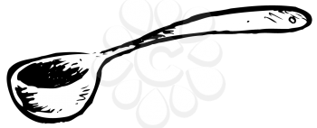 Royalty Free Clipart Image of a Ladle